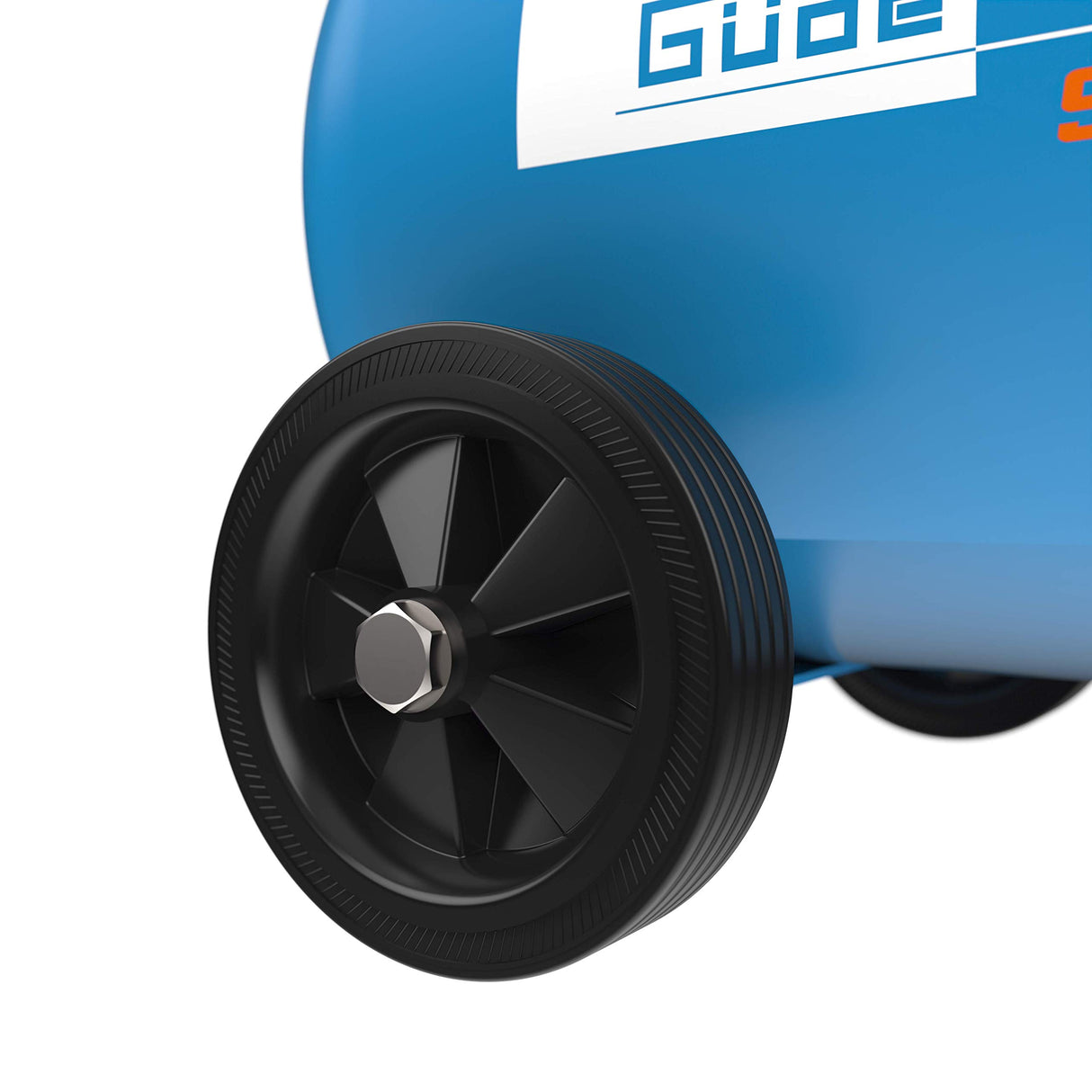 Güde Compresor Airpower 150/8/24 Silent (libre de aceite, silencioso, máx. 8 bar, 1100 W, caldera de 24 l, eff. Cantidad de suministro: 130 l/min, reductor de presión, 2 manómetros, válvula de
