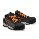 DIADORA Glove Tech Low Pro S3 Sra HRO ESD, Zapatillas Deportivas Hombre, Asphalt/Orange Fluo, 42 EU