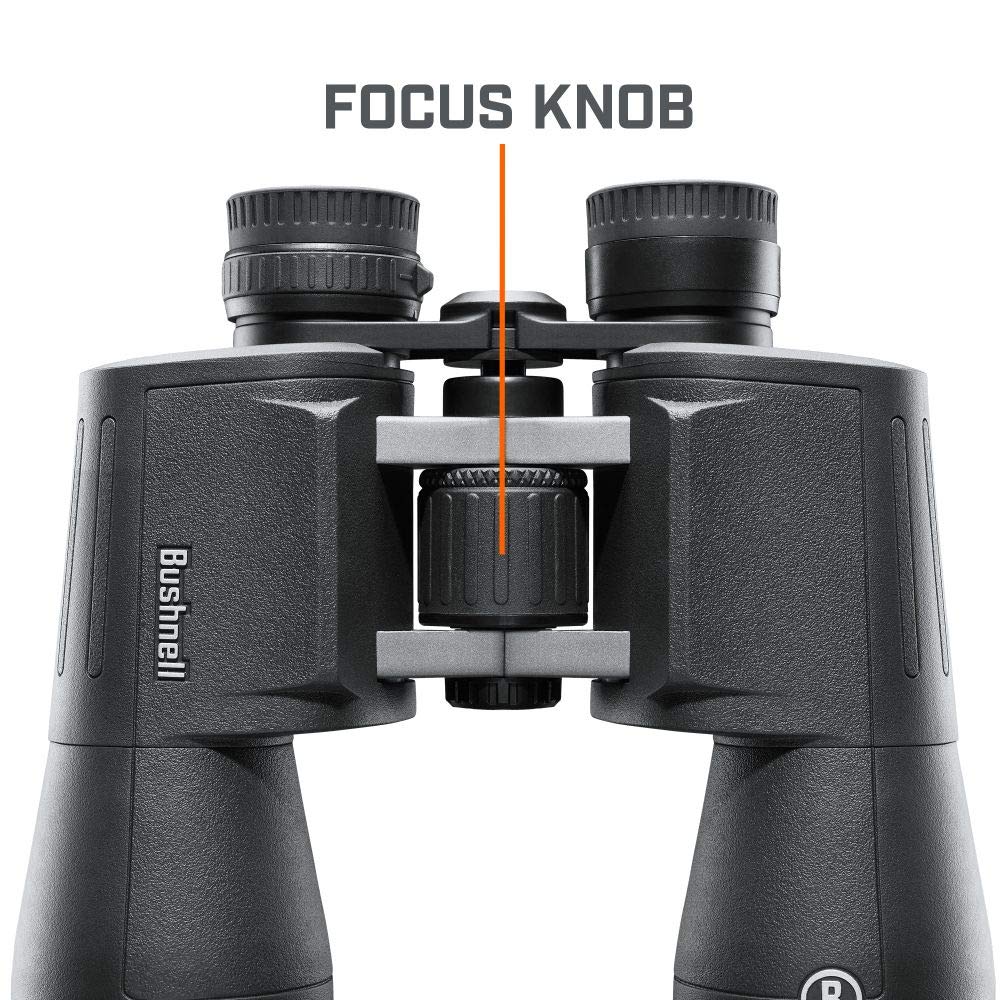 Bushnell - Powerview 2 - Prismáticos - 20x50 - Prisma Porro - Chasis metálico de Aluminio - Multicoated - Armadura de Goma - Observación de Aves - Viajar - Sports - En el Exterior - PWV2050