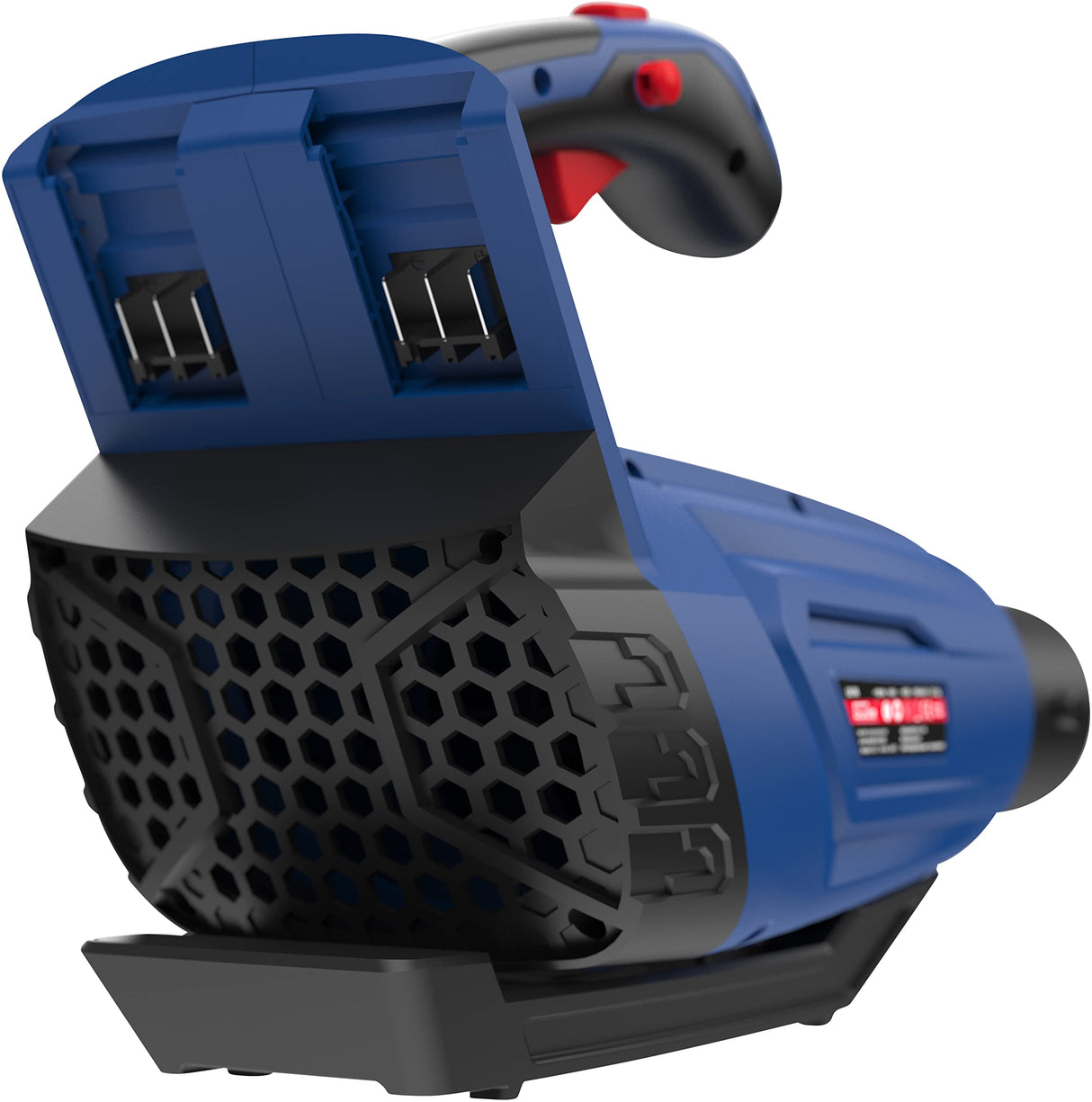 Güde Soplador de Hojas con batería LB 36-302-30 (36 V, Velocidad de soplado 160 km/h, 800 m³/h, botón Turbo, Correa para el Hombro, Tubo de soplado extraíble, Incluye 2 baterías de 18 V de 3,0 Ah y