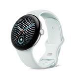 Google Pixel Watch 5 (45 mm) - Smartwatch - Silver Case/Fog Band, LTE