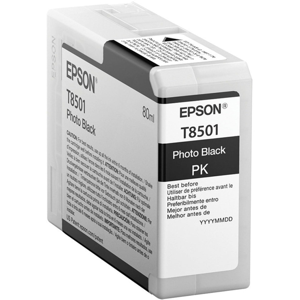 Epson T850100 - Cartucho de Tinta, Color Negro