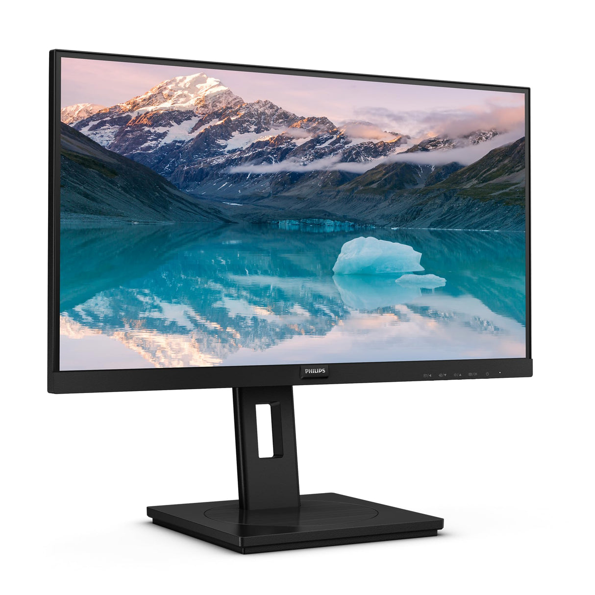 Philips 222S9JML Monitor 22 Pulgadas FHD, 75Hz, VA, 4 ms GtG, Adaptive Sync., Altura Ajustable, Altavoces (1920x1080, 1x HDMI 1.4, 1x DP 1.2, USB-Hub), Negro