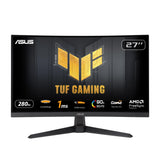ASUS TUF Gaming VG27VQM1B - Monitor Gaming de 27 Pulgadas Full HD, Curvo, 280 Hz, ELMB, 1 ms de Tiempo de Respuesta, FreeSync Premium, 90% DCI-P3, DisplayWidget Center