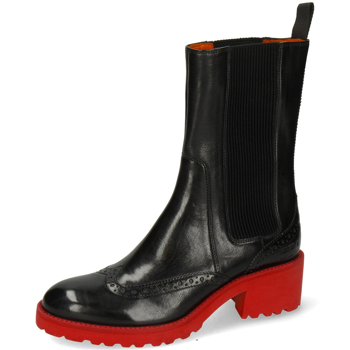 Melvin & Hamilton Abigail 2, Botas Cortas al Tobillo Mujer, Negro, 36 EU