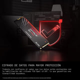 SANDISK Optimus GX Pro 8100 PCIe Gen 5 NVMe SSD 8 TB (velocidades de Lectura/Escritura secuenciales de hasta 14 900/13 200 MB/s, TLC 3D CBA NAND, hasta 4 800 TBW)