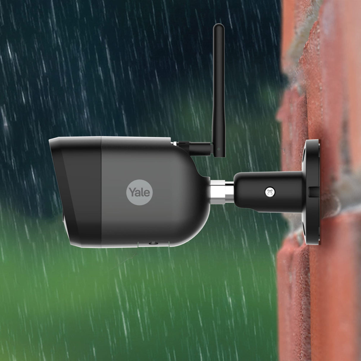 Yale SV-DB4MX-B Cámara Smart Home de Videovigilancia por WiFi Negro DB4MX, Uso Exterior