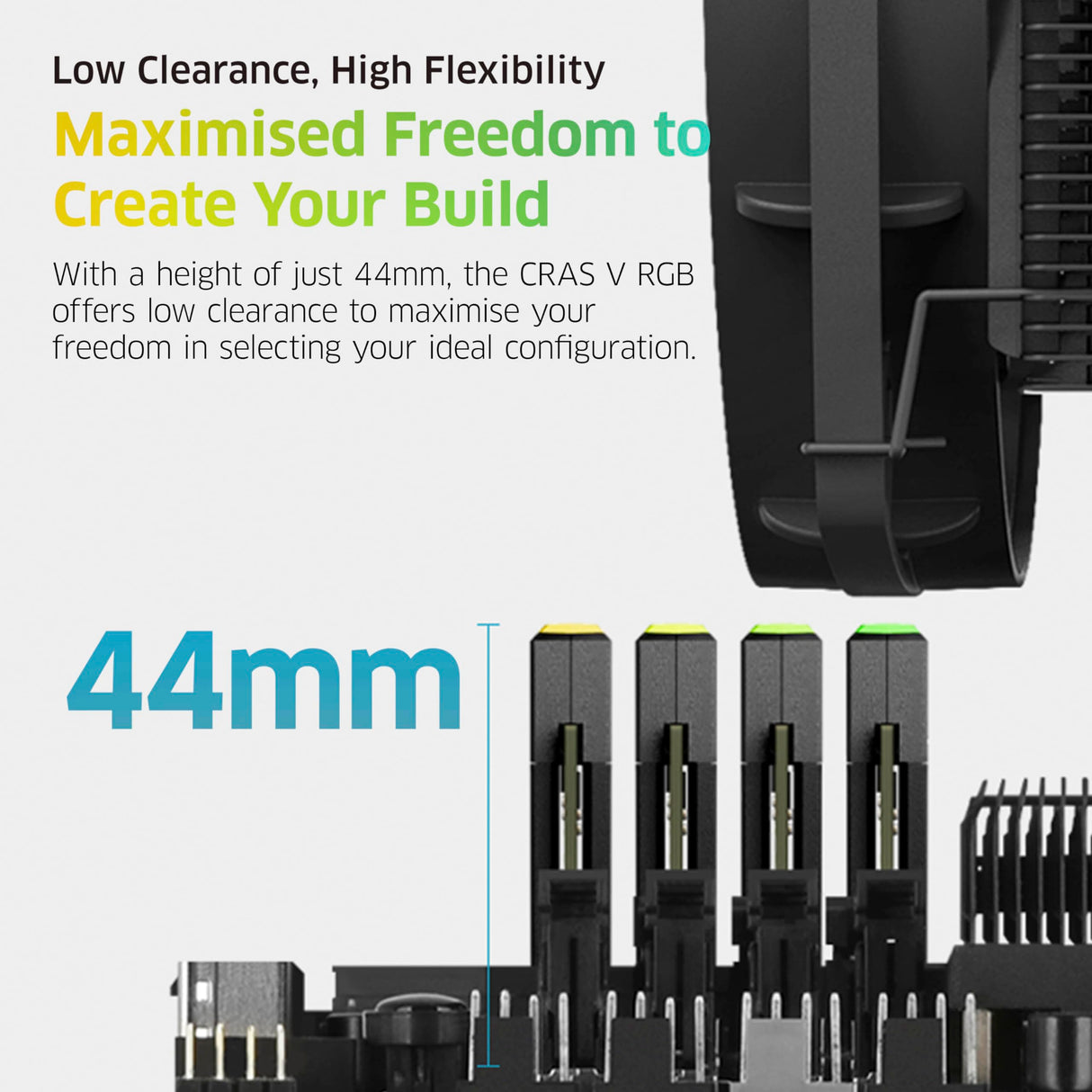 KLEVV CRAS V DDR5 RGB 32GB (2X 16GB) 6000MHz CL30 Kit de Memoria RAM para Gaming XMP 3.0 Alto Rendimiento Overclocking 30-36-36-76