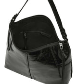 Liebeskind BERLIN Mila Lack Distressed Hobo Bag M Black