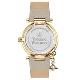 Vivienne Westwood Reloj Analógico para Mujer de Cuarzo con Correa en Cuero VV006GDCM