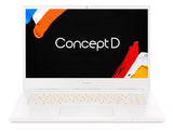 Acer ConceptD 3 CN315-72G - Ordenador Portátil 15.6" Full HD IPS, Laptop (Intel Core i5-10300H, 8GB RAM, 512GB SSD, NVIDIA GeForce GTX 1650, Windows 10 Home), PC Portátil Blanco - Teclado QWERTY