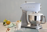 SMEG smf02pbeu Batidora de pie, 800 W, 4.8 litros, Plastic, 10 Velocidades, Azul