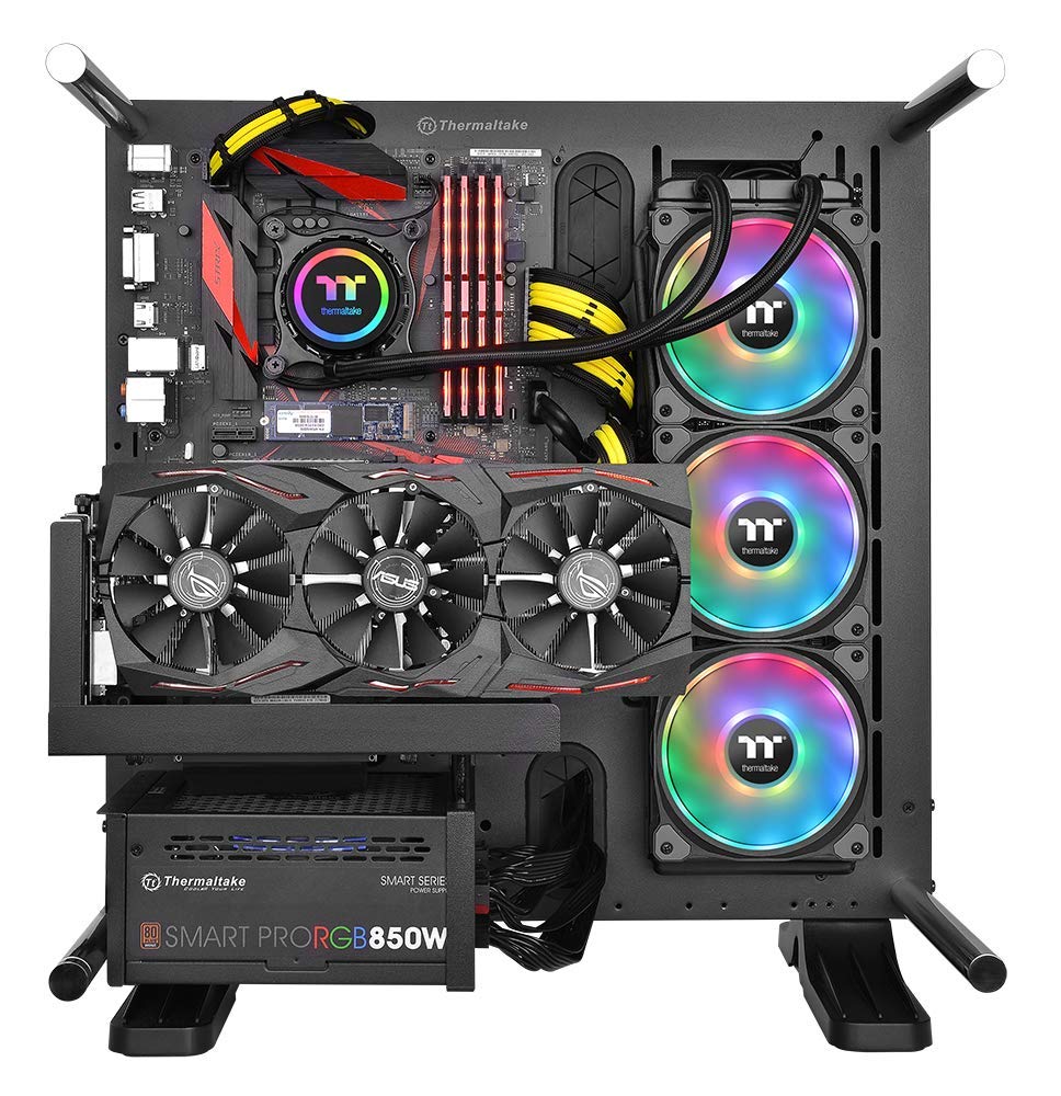 Thermaltake Floe DX 360 mm, LED de doble anillo, 16.8 millones de colores habilitado para software (TT RGB Plus/Alexa/Razer Chroma), AMD (AM5/AM4)/Intel (LGA 2066/1200), AIO CPU Liquid Cooler