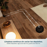 Cecotec Robot Aspirador con Navegación Giroscópica y App Conga M50 X-Treme. 7000Pa, Barre, Aspira, Friega y Pasa la Mopa, Autonomía 160mins, Sensores Anticaídas, Cepillo Multifunción, TotalSurface