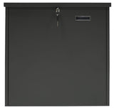 ARREGUI Bigpack Base EP2104 Individual de Paquetería Acero Grandes (Paquete Máximo: 46x45x24 cm) | Buzón para Compras Online | Negro | 50x51x31,5 cm