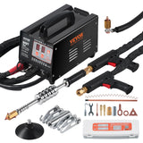 VEVOR Soldador por Puntos y Extractor de Abolladuras 3 kW Kit de Reparación de Abolladuras con Soldador de Pernos con 2 Pistolas de Soldadura 7 Modos Máquina de Reparación de Abolladuras para Autos
