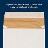 Purely Packaging - Sobres portadocumentos adhesivos (1000 unidades, plástico, A5, 235 x 175 mm), diseño con texto "Documents Enclosed"