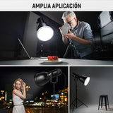 NEEWER 11,6"/29,5cm Soporte Bowens Reflector Enfoque Profundo con 15°/30° Honeycomb Grids y Tela Suave, 45° Pantalla Difusor Compatible con Godox NEEWER Estudio Strobe Flash Luz Speedlite, FR30