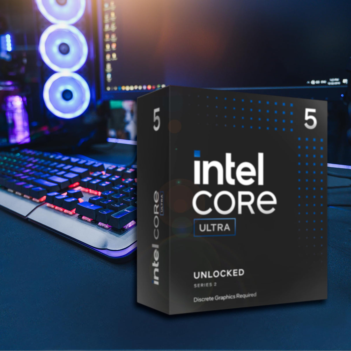 Intel® Core™ Ultra 5 procesador para Equipos de sobremesa 245KF 14 núcleos (6 P-Cores + 8 E-Cores) hasta 5,2 GHz