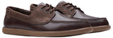 Clarks Bratton Boat, Náuticos Hombre, Dark Brown, 42 EU