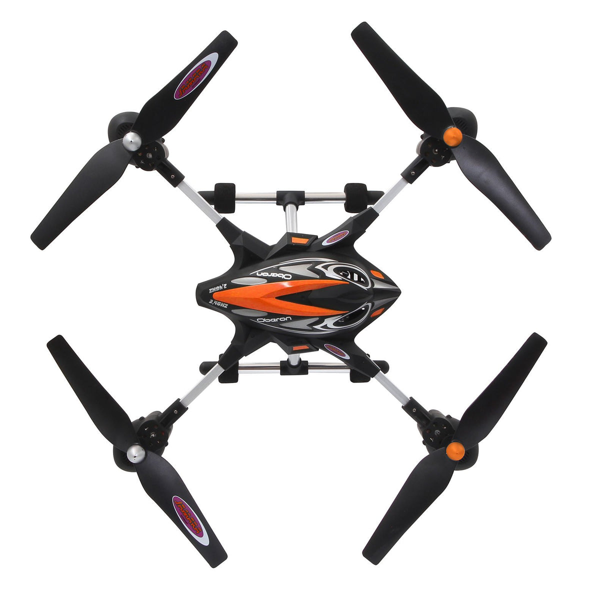Jamara 422007 - Oberon Altitude Drone HD Brújula Turbo Negro/Rojo - 2,4 GHz multijugador, Cámara HD con SD 4 GB, 40 Km/h