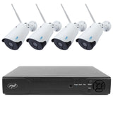 PNI NVR House IP716 - Paquete de videovigilancia y 4 cámaras IP52 con IP, 2 MP
