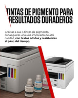 Canon MAXIFY GX7050 – Impresora Multifunción MegaTank a Color, Copiadora, Escáner, Fax A4 | Casa y Oficina | Wi-Fi, Ethernet, USB | Inyección de Tinta