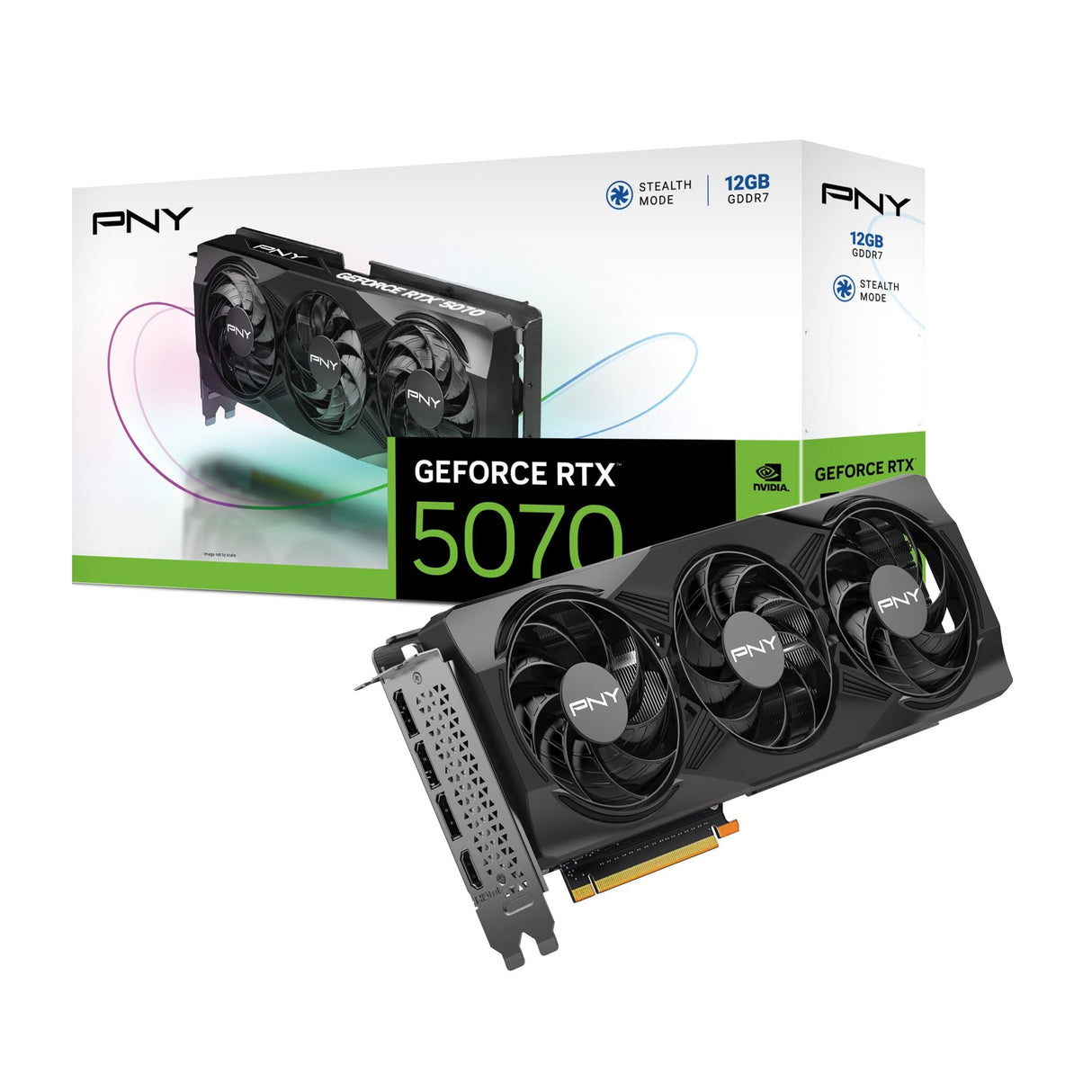 PNY Tarjeta gráfica GEFORCE RTX™ 5070 12GB Triple Ventilador DLSS 4