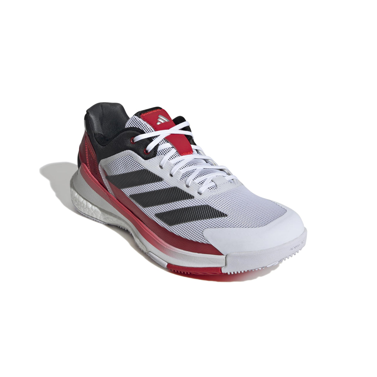 adidas Crazyquick Boost Padel Shoes, Zapatos Hombre, Cloud White/Core Black/Lucid Red, 42 EU