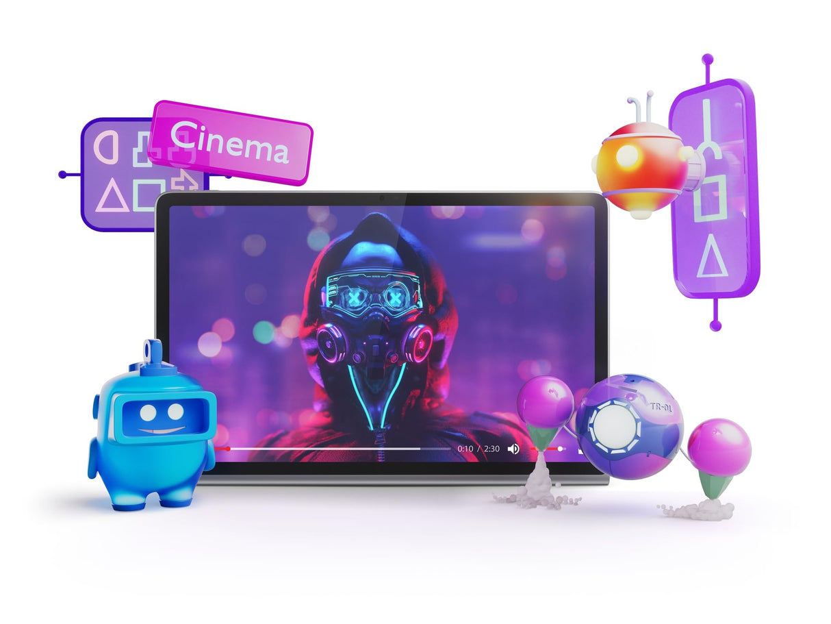 Lenovo Tab Plus - Tablet táctil 11.5 2K Full HD Dolby Atmos JBL(Mediatek G99, 8GB de RAM, 128GB eMMC, Android 14, WiFi+Bluetooth) - Luna Grey