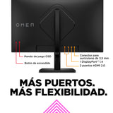 HP OMEN 27q - Monitor Gaming 27" QHD (2560 x 1440 a 165 Hz, IPS, 16:9, 1ms, HDMI, Antirreflejo, HDR, DisplayPort, AMD FreeSync Premium, Compatible con Consolas) Negro