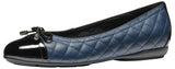 Geox D Annytah B, Ballet Flat Mujer, Azul Marino, Negro, 36 EU