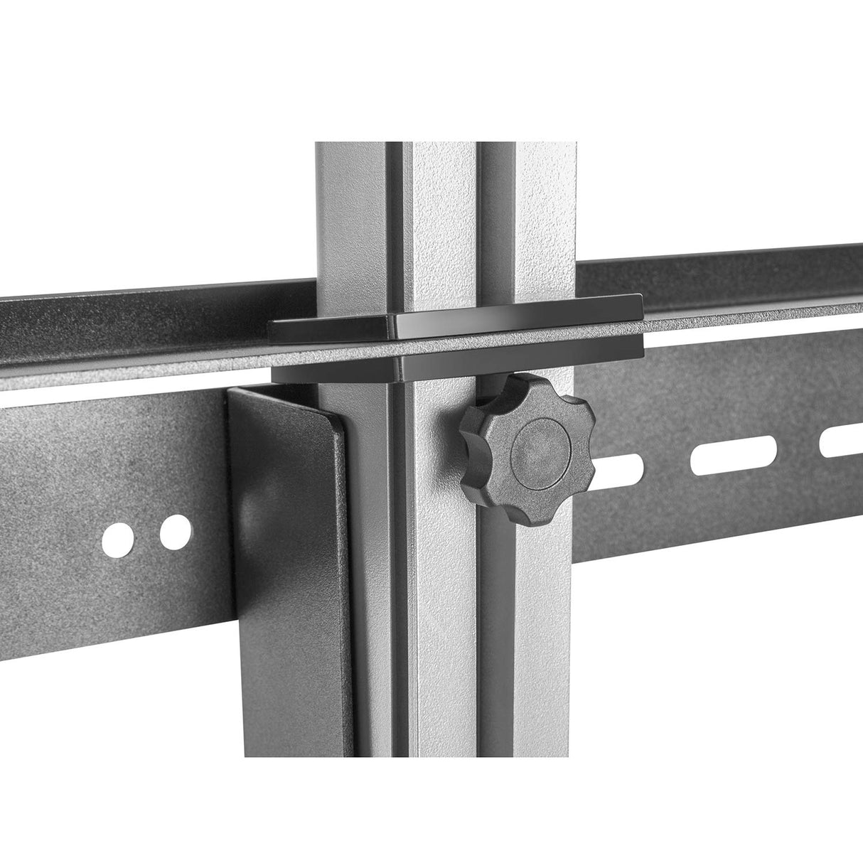 Maclean MC-791N Soporte para TV con Estante Montaje en el Techo y Suelo TV OLED QLED LCD LED 37-70 Pulgadas máximo VESA 600x400 hasta 30 kg