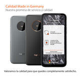 Gigaset GX6 para Exteriores 5G Smartphone - Estándar Militar, IP68 Resistente al Polvo y al Agua, Pantalla de 6,6" FHD+ con Gorilla Glass - 128GB+6GB RAM - Cámara de 50MP, Capaz de Android 14, Negro