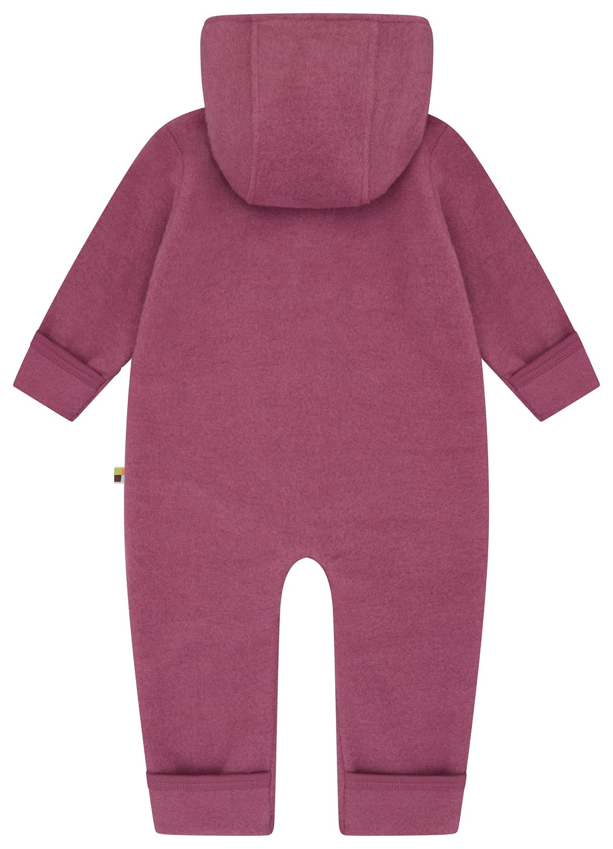 loud + proud Wollfleece, Gots Zertifiziert Mono, Morado, 74-80 Unisex bebé