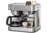 Rommelsbacher EKS 3010 Café/Espresso Centro, 10 Cups, Acero Inoxidable