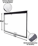 GoSports Pantalla de Impacto de simulador de Golf de 10 pies Blanco