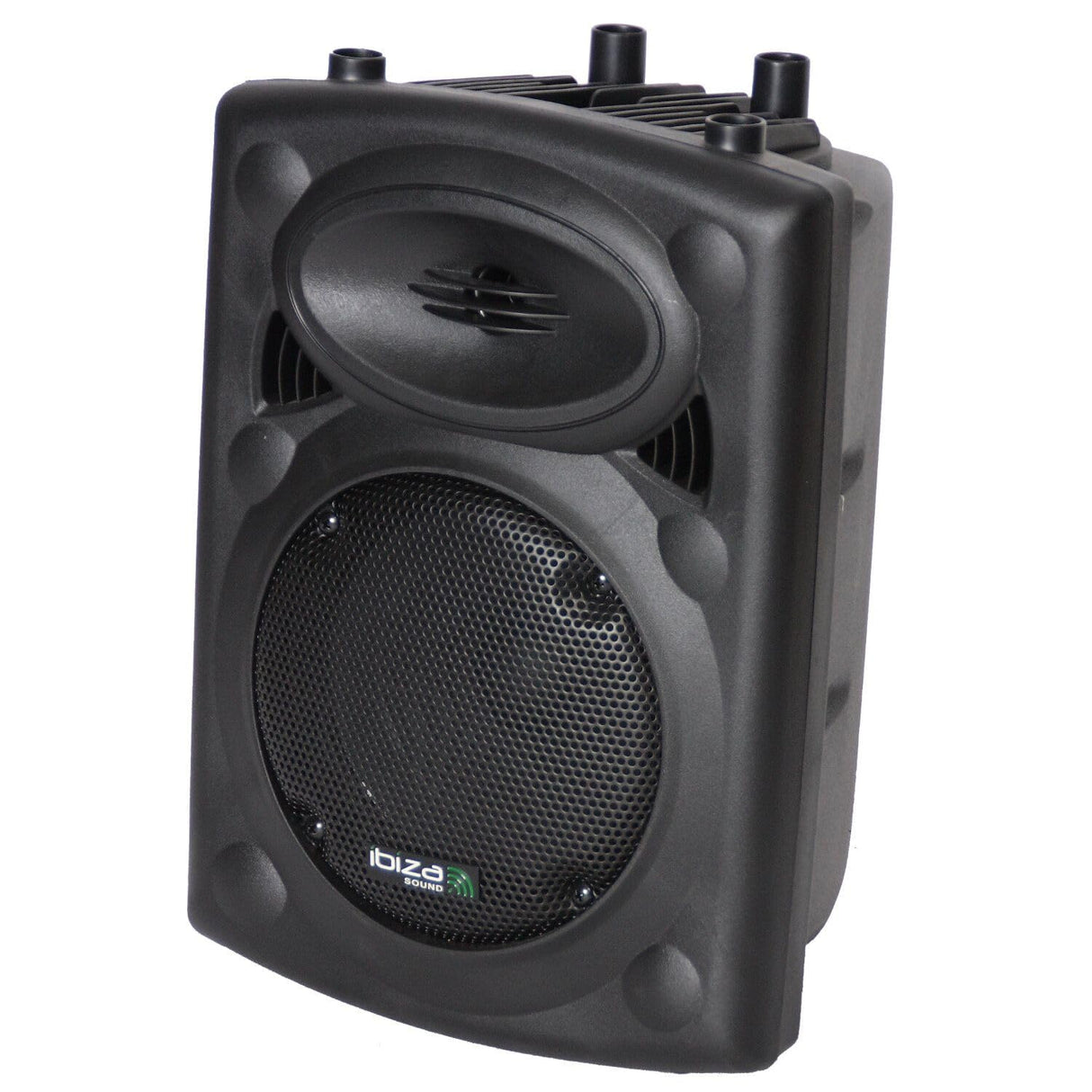 Ibiza - SLK8A-BT - Altavoz activo PLUG & PLAY de 8"/20cm, 300W con amplificador integrado - Bluetooth, USB, SD y AUX - Negro
