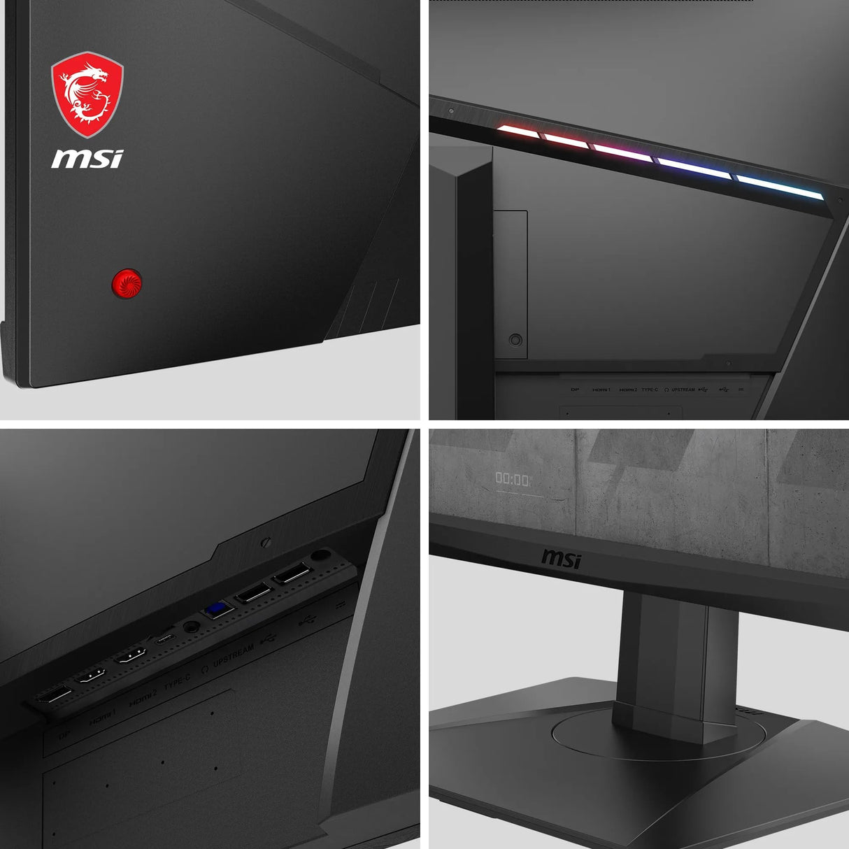 MSI MAG321QR QD - Monitor Gaming Plano 31.5", IPS, WQHD (2560x1440, 16:9, G-SYNC Compatible, Quantum Dot, Console mode FHD a 120Hz)