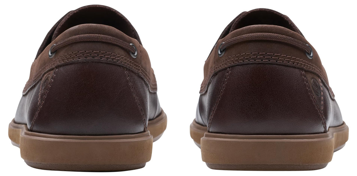 Clarks Bratton Boat, Náuticos Hombre, Dark Brown, 42 EU