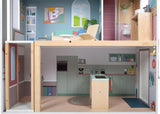 Small Foot Casa de muñecas Villa de Ensueño XL, 3 Pisos, muñecas de hasta 30 cm, Escala 1:6, Aspecto de Madera, 12730