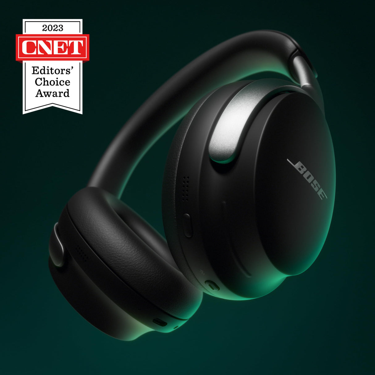 Bose QuietComfort Ultra Headphones, Auriculares inalámbricos con cancelación de ruido con audio espacial, Auriculares de diadema con micrófono, Batería de larga duración hasta 24 horas, Negro