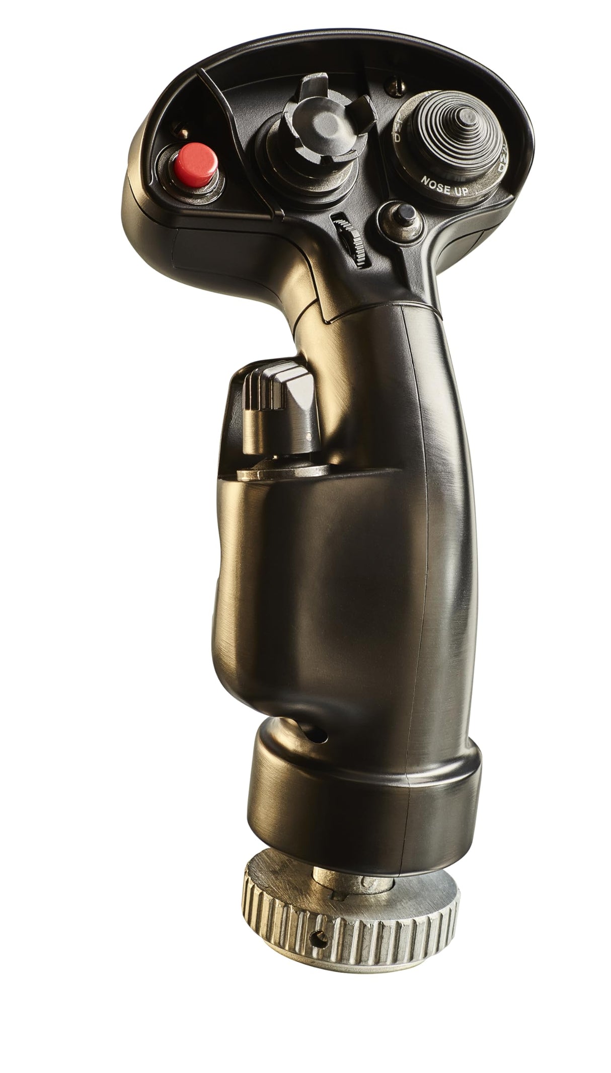 Thrustmaster F/A-18C Hornet HOTAS Add-On Grip - versátil réplica de palanca de flight stick de avión para PC