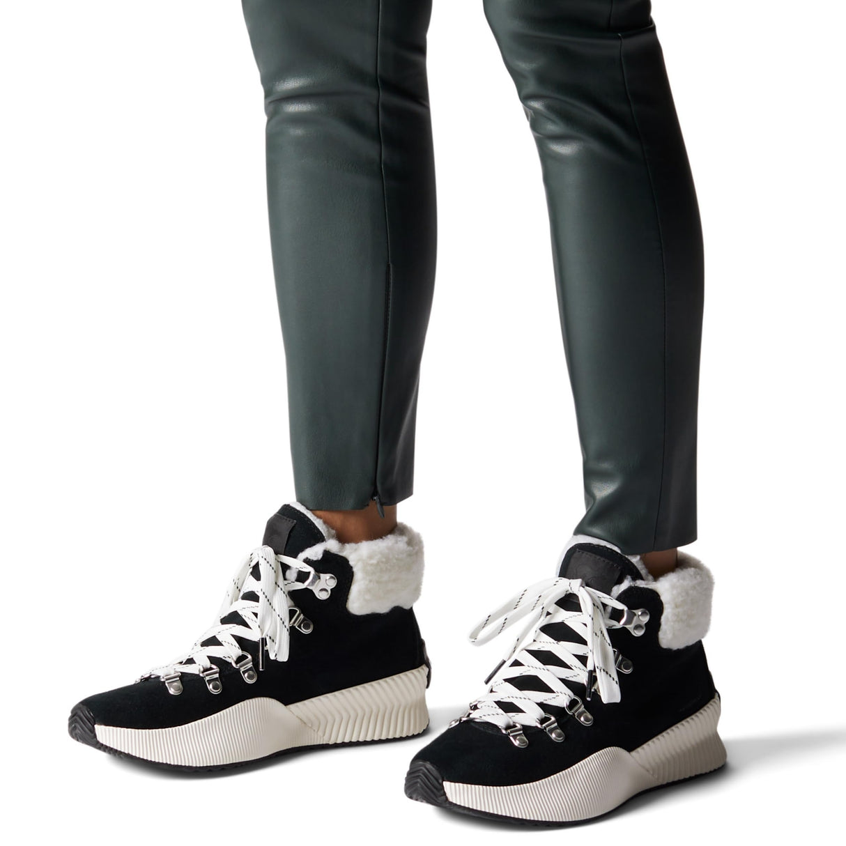 Sorel Out N About 3 Conquest WP, Botas de moda, Mujer, Black Sea Salt, 37.5 EU