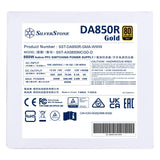 SilverStone Technology DA850R Gold, ATX Totalmente Modular 80 Plus Gold 850W ATX 3,0 y PCIe 5,0, SST-DA850R-GMA-WWW