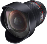 Samyang F1110610101 - Objetivo fotográfico DSLR para Fuji X (distancia focal fija 14mm, apertura f/2.8-22 ED AS IF UMC), negro