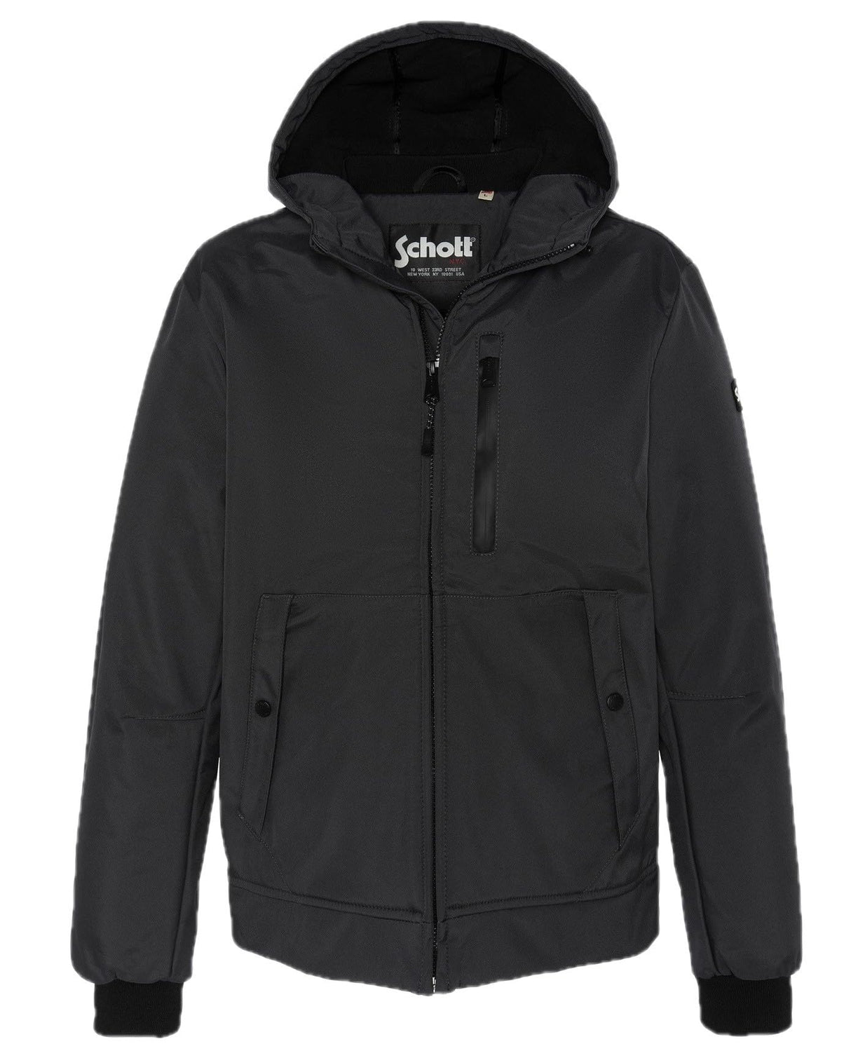 Schott NYC Kale Chaqueta, Antracita, M para Hombre