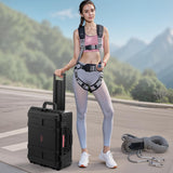 VEVOR Funda rígida resistente a la intemperie, funda protectora resistente con espuma precortada, ruedas y asas retráctiles para viajes, caza, militar, táctica, funda impermeable IP67 para cámaras