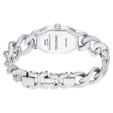 Swarovski Reloj Dextera Chain, Fabricado en Suiza, Pulsera de Cristal, Tono Plateado, Acero Inoxidable