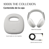 Sony 1000X The COLLEXION Auriculares de Lujo Bluetooth inalámbricos, con Noise Cancelling Premium, Sonido Hi-Res Estudio; 360 Spatial Audio; Estuche Resistente; Platino, Nuevo Modelo